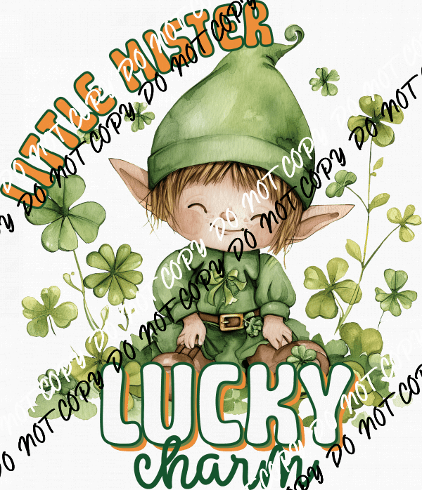 Little Mister Lucky Charm DTF Transfer - We Print U Press DTF Transfers