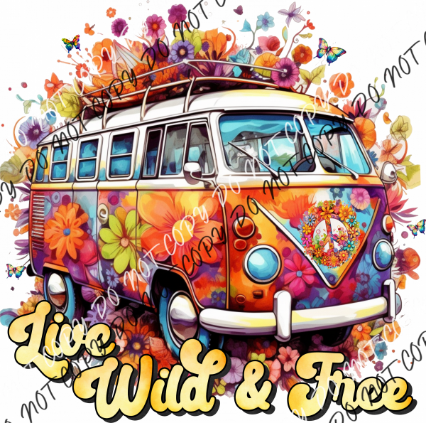 Live Wild And Free Van Dtf Transfer Rtp Transfers