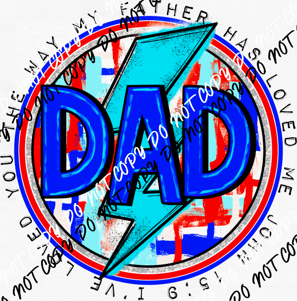 Loved You (Male Family Titles) DTF Transfer (See Title Options) - We Print U Press DTF Transfers