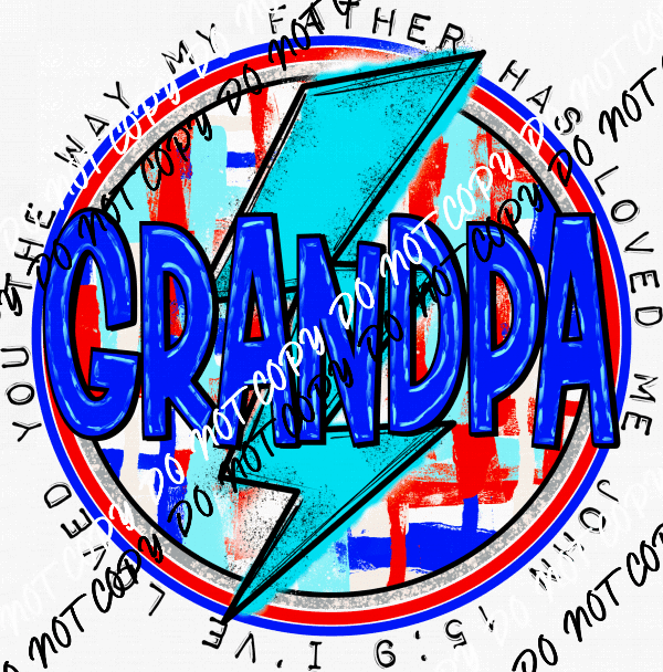 Loved You (Male Family Titles) DTF Transfer (See Title Options) - We Print U Press DTF Transfers