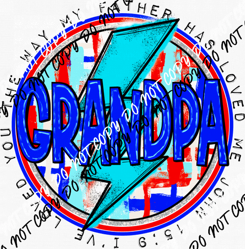 Loved You (Male Family Titles) DTF Transfer (See Title Options) - We Print U Press DTF Transfers