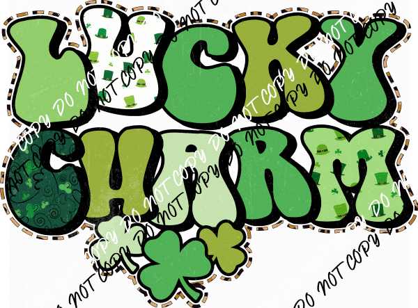 Lucky Charm St. Patrick's Day DTF Transfer - We Print U Press DTF Transfers