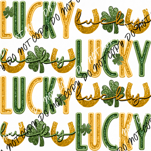 Lucky Horseshoe DTF Transfer - We Print U Press DTF Transfers