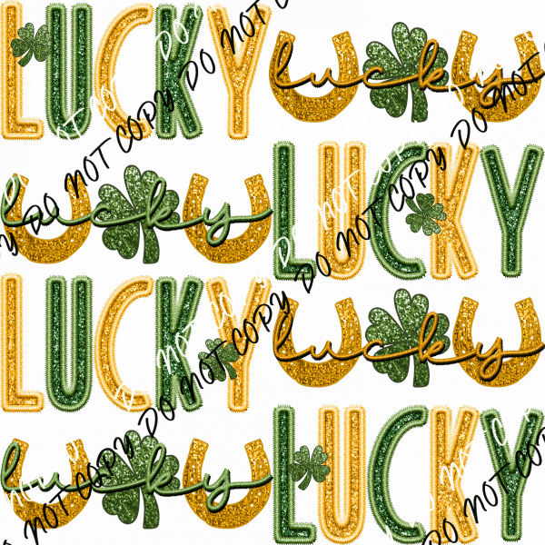 Lucky Horseshoe DTF Transfer - We Print U Press DTF Transfers