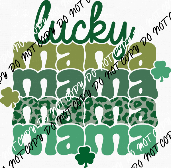 Lucky Mama DTF Transfer - We Print U Press DTF Transfers