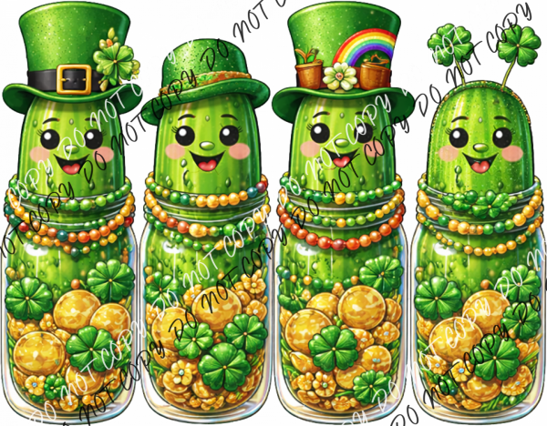 Lucky Pickle Parade DTF Transfer RTP DTF Transfers