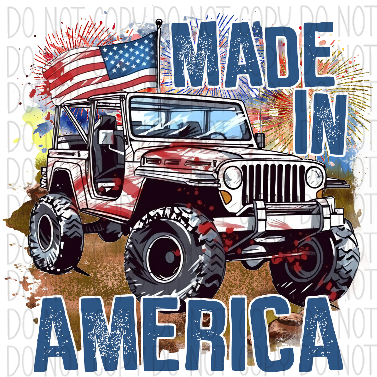 Made In America Jeep Dtf Transfer Rtp Transfers