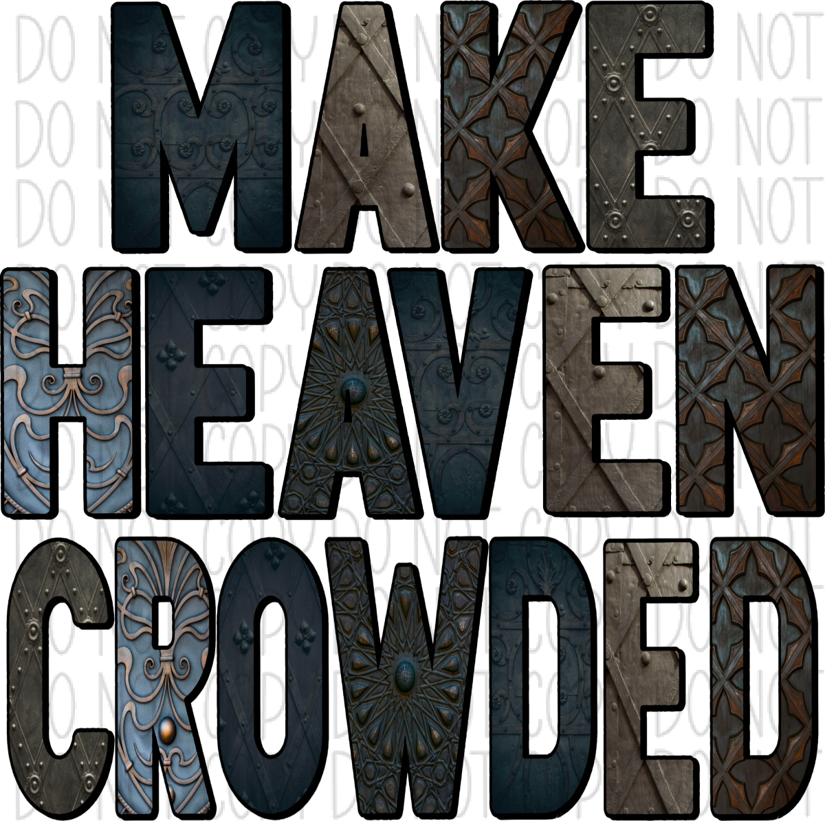 Make Heaven Crowded Masculine Dtf Transfer Rtp Transfers