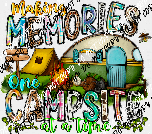 Making Memories Camper DTF Transfer - We Print U Press DTF Transfers