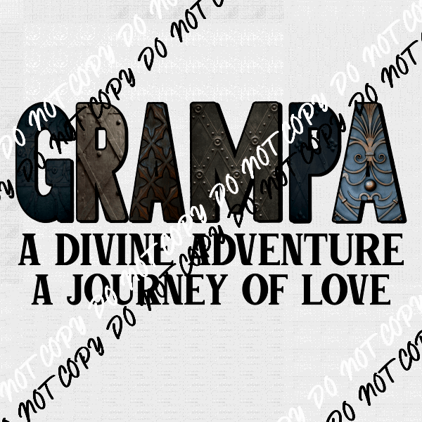 Male Family Titles - Journey of Love DTF Transfer (See Title Options) - We Print U Press DTF Transfers