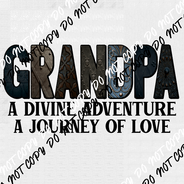 Male Family Titles - Journey of Love DTF Transfer (See Title Options) - We Print U Press DTF Transfers