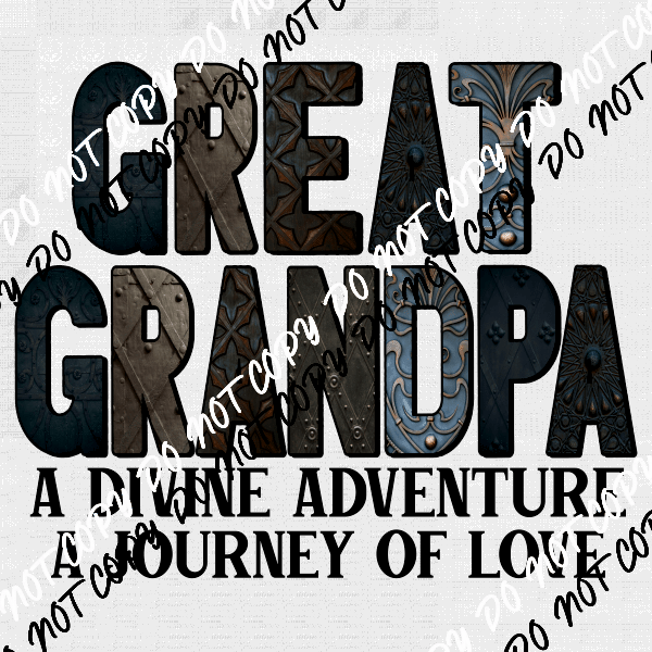 Male Family Titles - Journey of Love DTF Transfer (See Title Options) - We Print U Press DTF Transfers