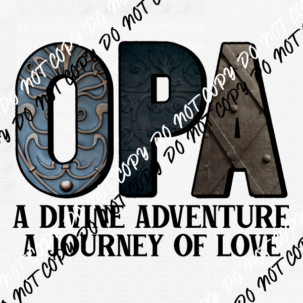 Male Family Titles - Journey of Love DTF Transfer (See Title Options) - We Print U Press DTF Transfers