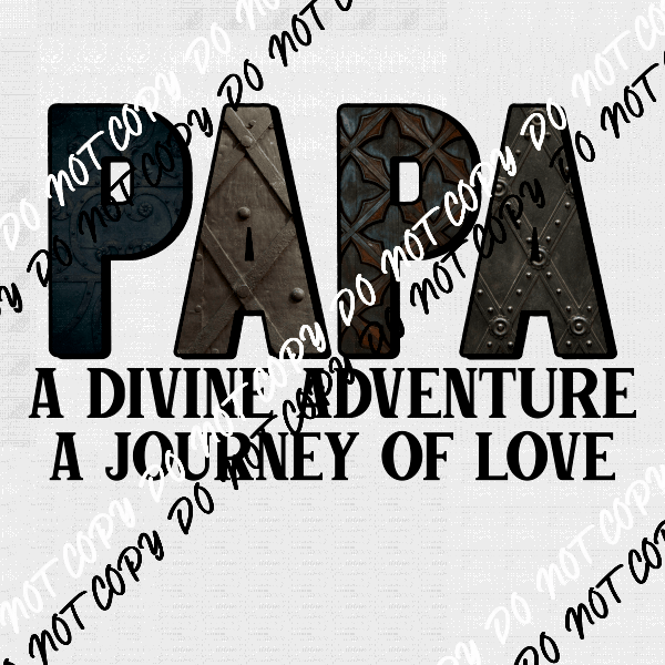 Male Family Titles - Journey of Love DTF Transfer (See Title Options) - We Print U Press DTF Transfers