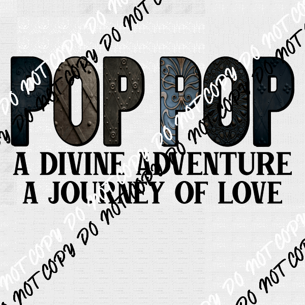 Male Family Titles - Journey of Love DTF Transfer (See Title Options) - We Print U Press DTF Transfers