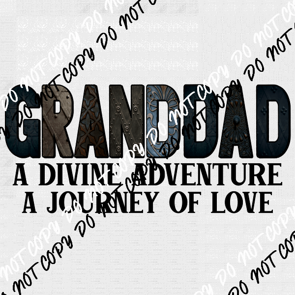 Male Family Titles - Journey of Love DTF Transfer (See Title Options) - We Print U Press DTF Transfers