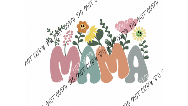 Mama Spring DTF Transfer - We Print U Press DTF Transfers