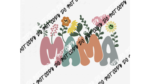 Mama Spring DTF Transfer - We Print U Press DTF Transfers