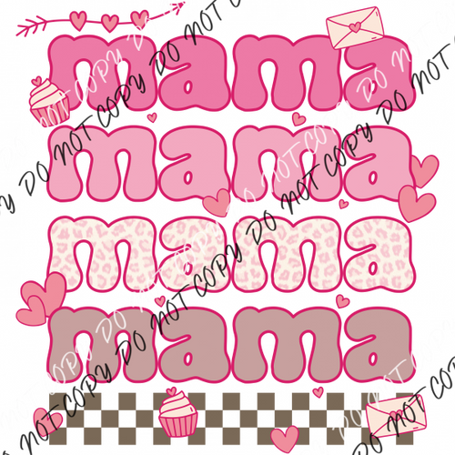 Mama Valentines Dtf Transfer