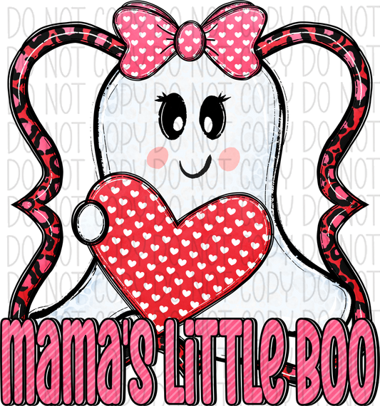 Mamas Little Boo Dtf Transfer
