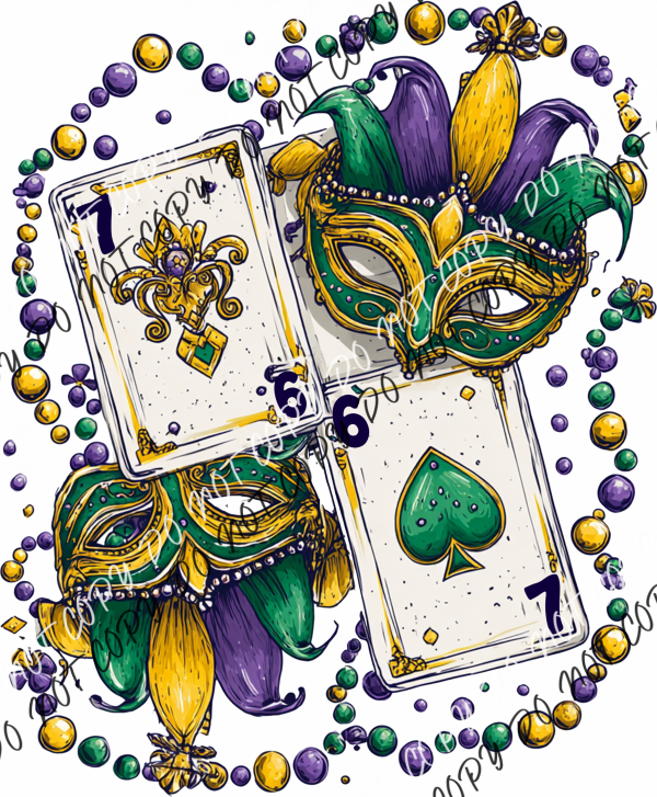 Mardi Gras 6 7 DTF Transfer RTP DTF Transfers