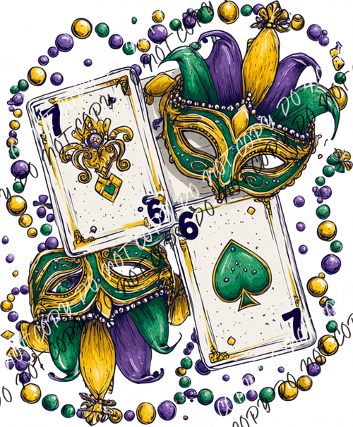 Mardi Gras 6 7 DTF Transfer RTP DTF Transfers