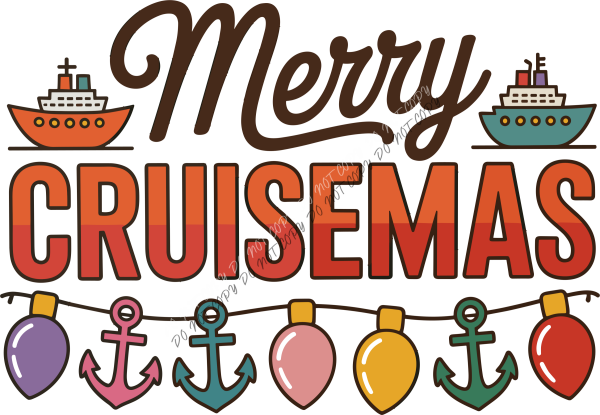 Merry Cruisemas DTF Transfer RTP DTF Transfers