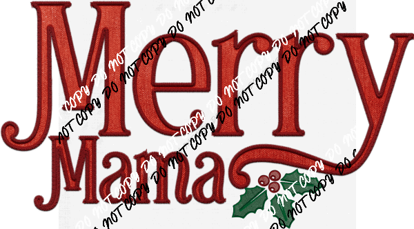 mama-claus-red-text-dtf-transfer