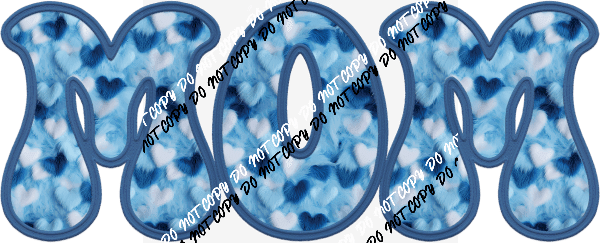 Mom Faux Fur and Embroidery (See Style Options) - We Print U Press DTF Transfers