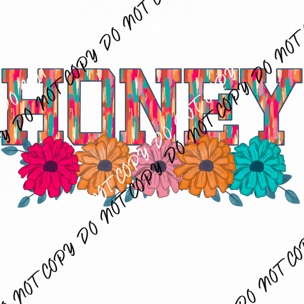 Mothers Day Floral Mom Titles - We Print U Press DTF Transfers