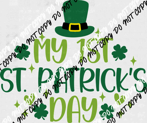 My 1st St. Patrick's Day DTF Transfer - We Print U Press DTF Transfers