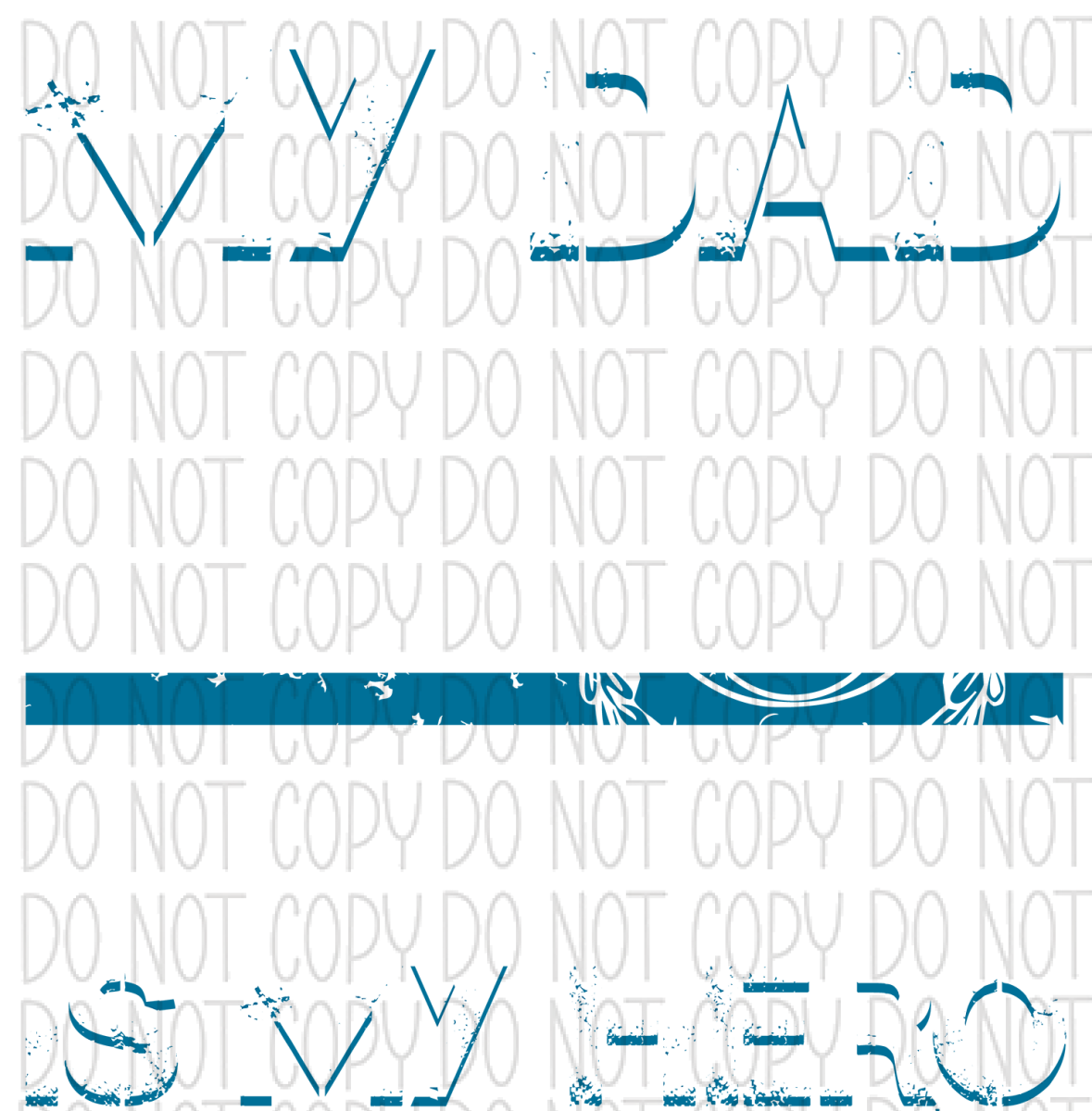 My Dad Is Hero Police Dtf Transfer