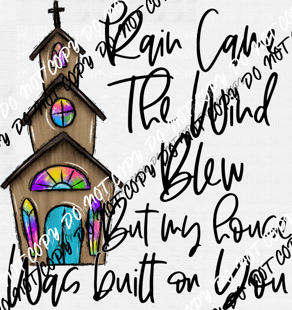 My House Was Built On You DTF Transfer - We Print U Press DTF Transfers