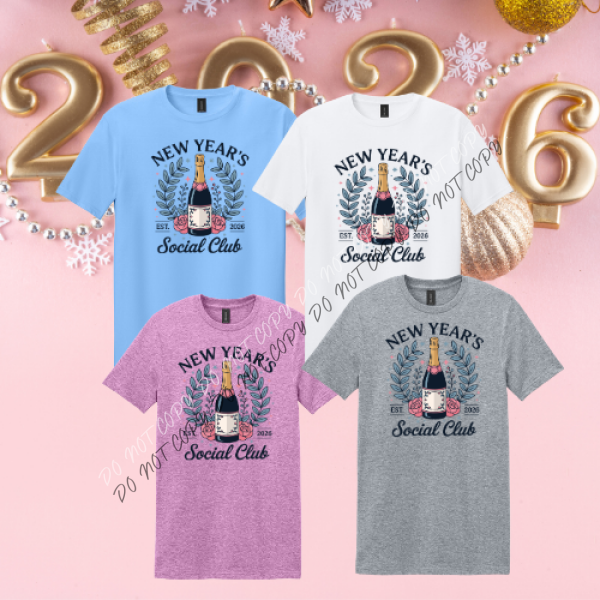 New Year’s Social Club T-Shirt Collection Boutique Fashion