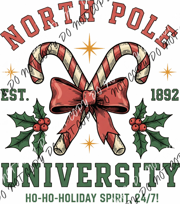 North Pole University DTF Transfer RTP DTF Transfers
