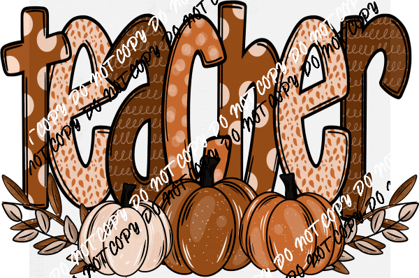 Nurse Fall Colors with Pumpkins DTF Transfer - We Print U Press DTF Transfers