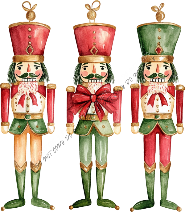Nutcracker Trio DTF Transfer RTP DTF Transfers
