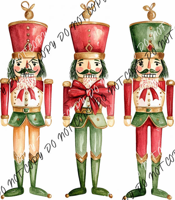 Nutcracker Trio DTF Transfer RTP DTF Transfers