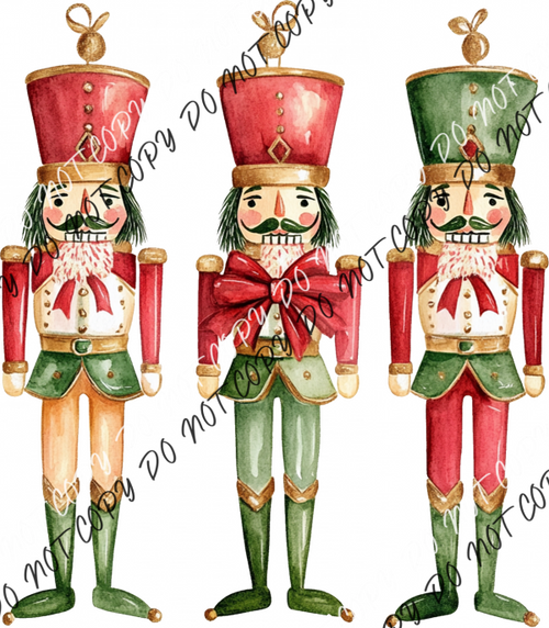 Nutcracker Trio DTF Transfer RTP DTF Transfers