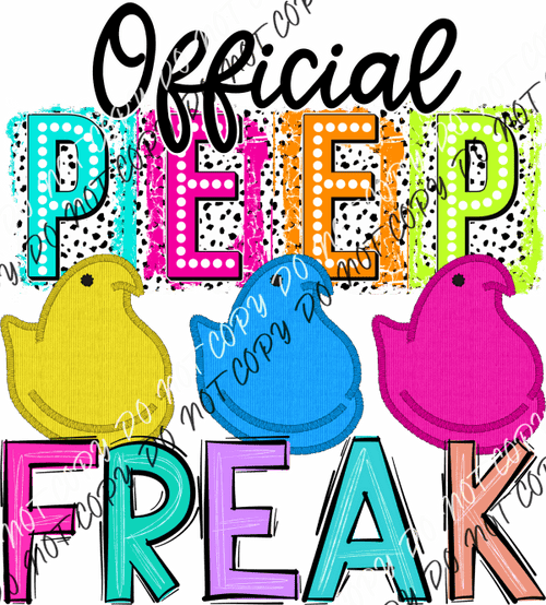 Official Peep Freak DTF Transfer - We Print U Press DTF Transfers