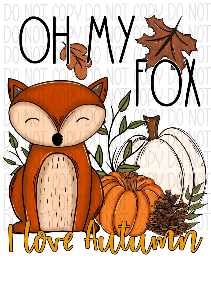 Oh My Fox I Love Autumn Dtf Transfer Transfers