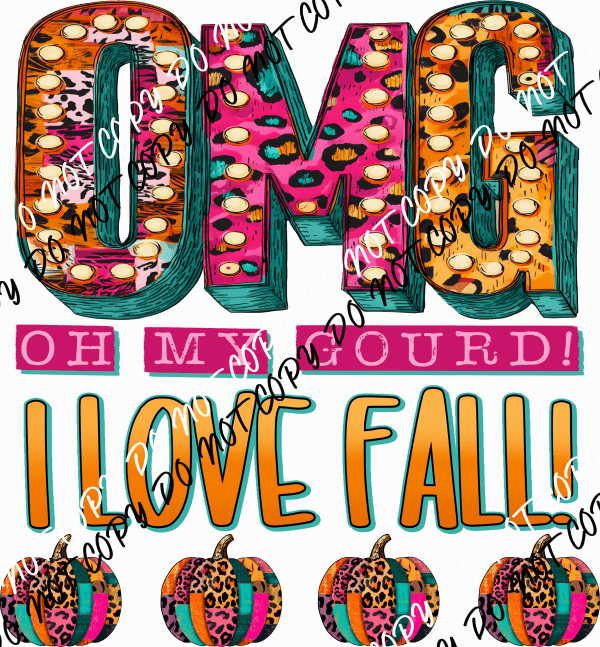 Oh My Gourd DTF Transfer - We Print U Press DTF Transfers