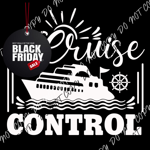 On Cruise Control Dtf Transfer (Black Or White Print)