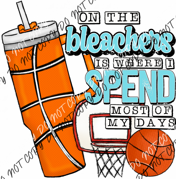 On The Bleachers Dtf Transfer (See Sport Options) Pocket Size 3X3’ / Basketball Rtp Transfers