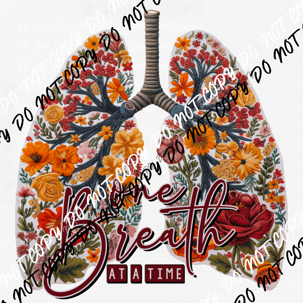 flowers-need-time-skull-dtf-transfer