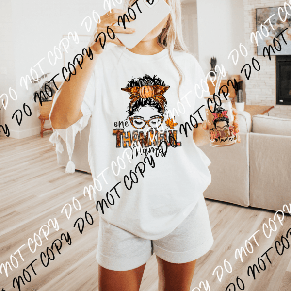 One Thankful Mama DTF and UV Transfer Bundle - We Print U Press DTF Transfers