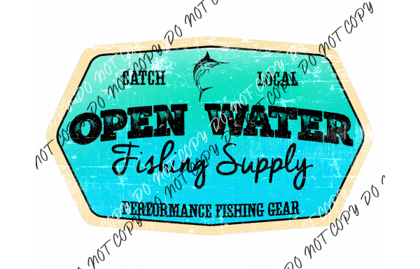 Open Water Fishing Dtf Transfer