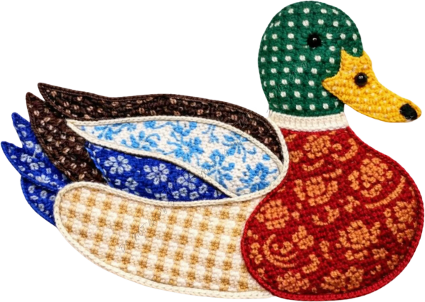 Patchwork Faux Quilted Duck DTF Transfer - RTP DTF Transfer
