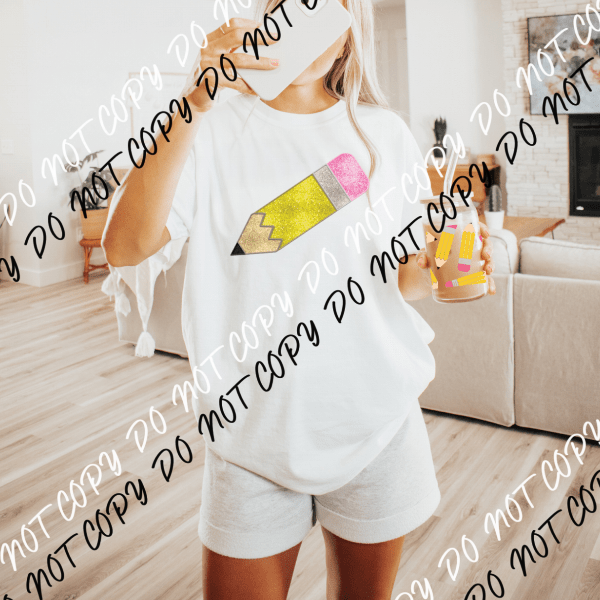 Pencil DTF and UV Transfer Bundle - We Print U Press DTF Transfers