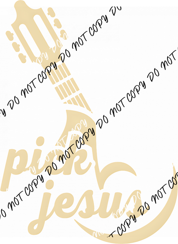 Pick Jesus DTF Transfer - We Print U Press DTF Transfers